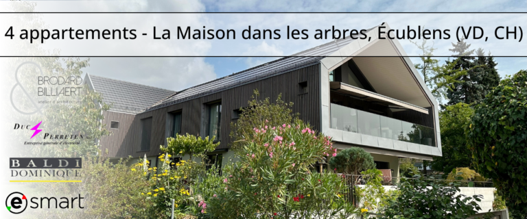 4 appartements - La Maison dans les arbres, Ecublens (VD, CH)